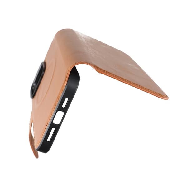 iPhone 15 Pro Max Plånboksfodral Extra Kortfack Rvelon - Brun