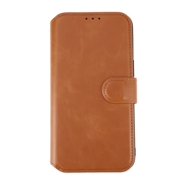 iPhone 15 Pro Max Plånboksfodral Extra Kortfack Rvelon - Brun