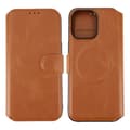 Pikkukuva 1 / 11: iPhone 15 Pro Max Plånboksfodral Extra Kortfack Rvelon - Brun