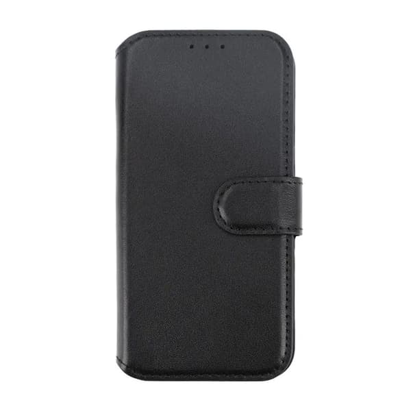 iPhone 15 Pro Max Plånboksfodral Läder Rvelon - Svart