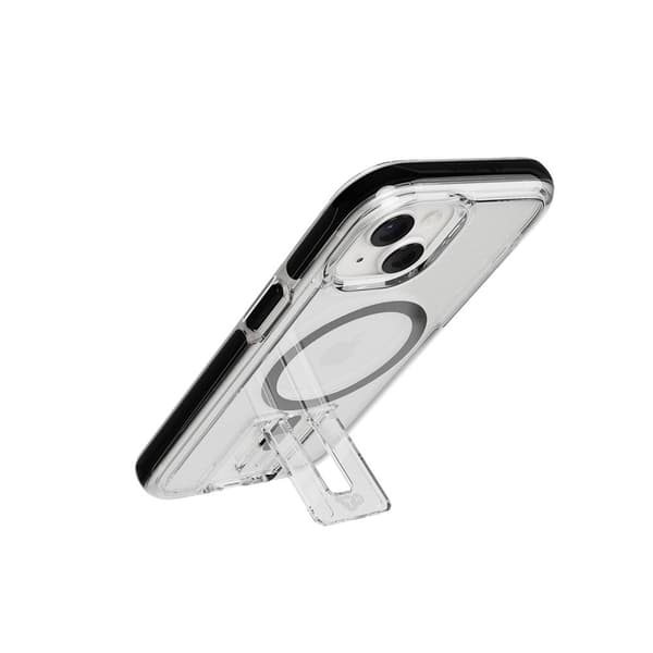 Tech21 iPhone 15 Plus Kuori Evo Crystal Kick MagSafe Clear/Black