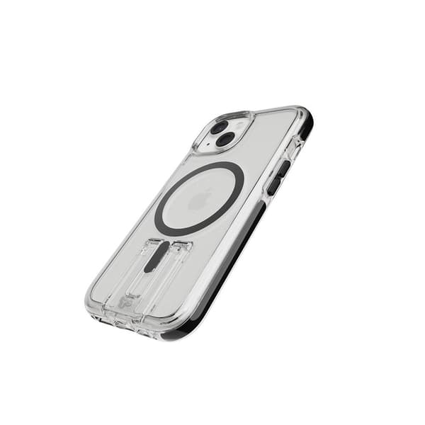 Tech21 iPhone 13/14/15 Kuori Evo Crystal Kick MagSafe Clear/Black