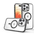 Pikkukuva 1 / 5: SKALO iPhone 15 Pro Väri Puskurin Magnet Suojakuori - Musta