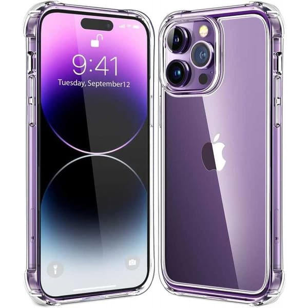iPhone 15 Pro Max stødabsorberende silikone Shell Shockr