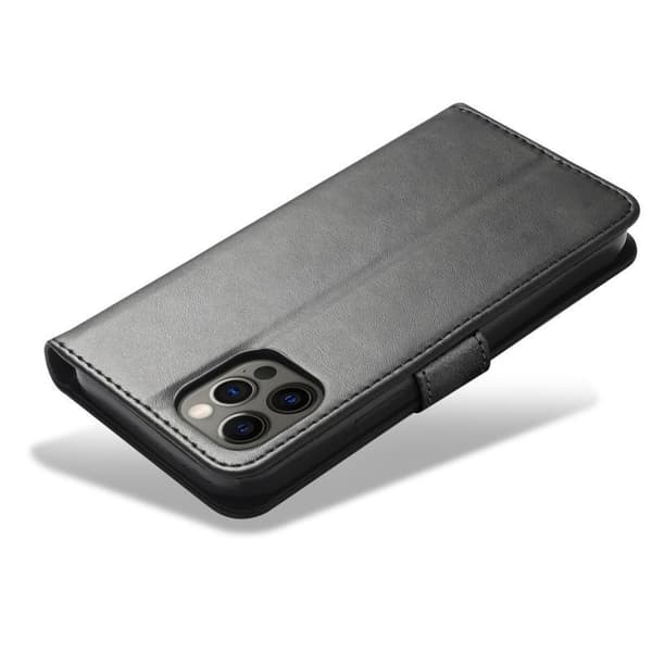 iPhone 15 Pro Max Pung Etui PU Læder 4 RUMMER