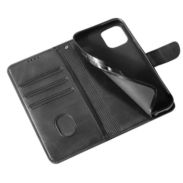 iPhone 15 Pro Max Pung Etui PU Læder 4 RUMMER