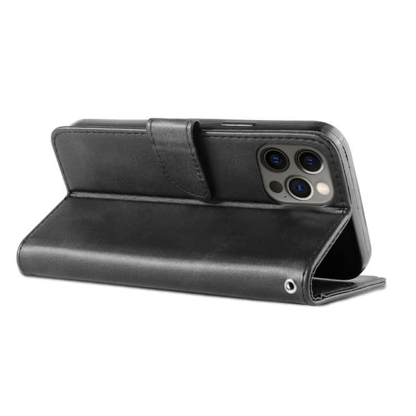 iPhone 15 Pro Max Pung Etui PU Læder 4 RUMMER