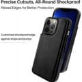 Miniatyrbillede 3 af 9: iPhone 15 Pro Max Shockproof Cover Kortholder 3-SLOT Flippr