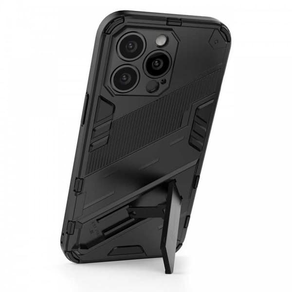 iPhone 15 Pro Max Stöttåligt Skal med Kickstand ThinArmor V2