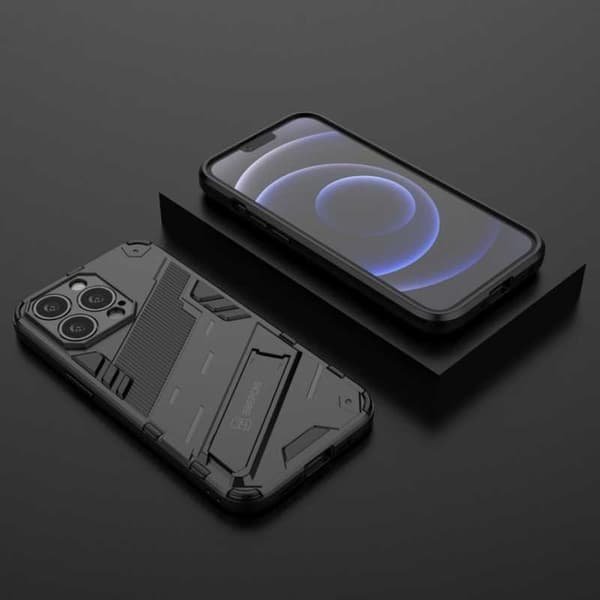 iPhone 15 Pro Max Stöttåligt Skal med Kickstand ThinArmor V2