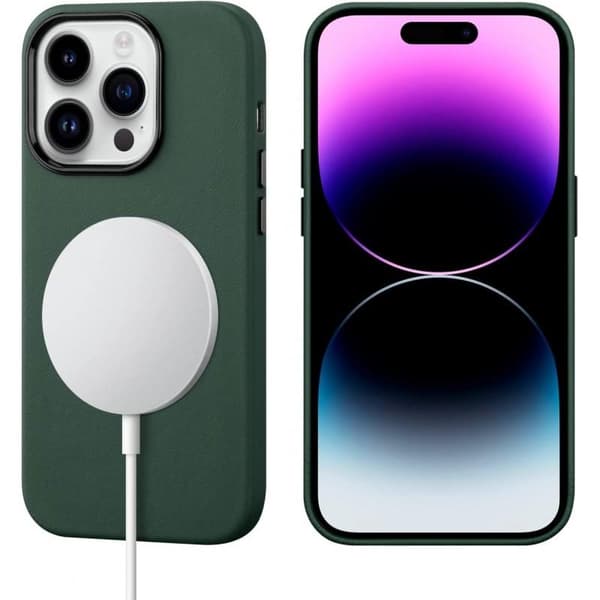 iPhone 11 Pro Stødsikkert Premium Magsafe Cover Vegansk læder Nordcell™