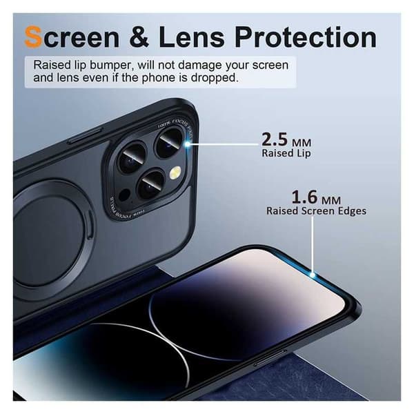 iPhone 14 Pro stødsikkert Magsafe-cover med Kickstand Nordcell™