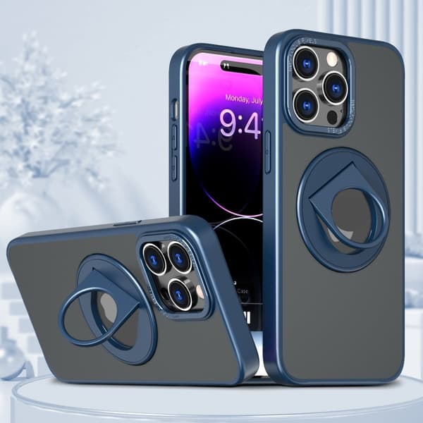 INF Magnetisk beskyttende telefontaske med usynlig stander til iPhone iPhone 15 Plus