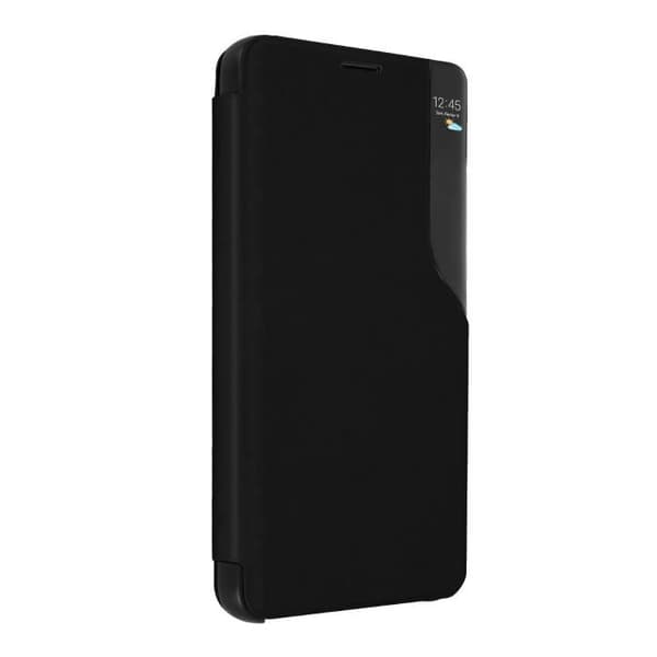 Samsung Galaxy S23 Fodral Window Time Display Video Support Svart