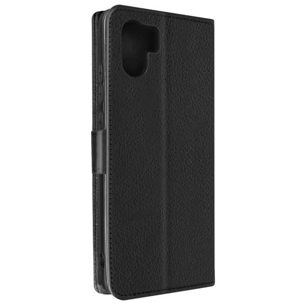 Xiaomi Redmi A1 Fodral Support Videoplånbok Svart - AVIZAR - Stel - Syntet - Blandad