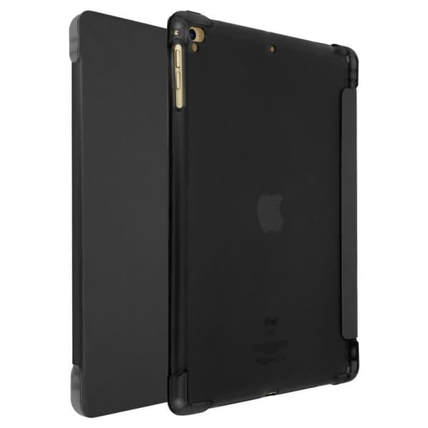 Housse iPad 9.7 - AVIZAR - Slim Stand Video Case - Silicone Gel - Svart - Kompatibel med iPad 2018