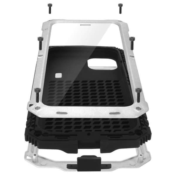 Heltäckande skal - AVIZAR - Tank Series - Aluminium - Silikon - Inbyggd videostöd