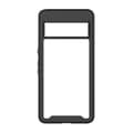 Miniatyrbild 2 av 4: Google Pixel 7 Pro-fodral Stötsäkert Transparent, styv rygg + svart silikonkontur