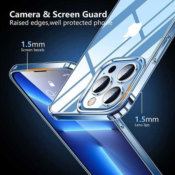 iPhone 15 Pro stødabsorberende silikonecover Enkelt