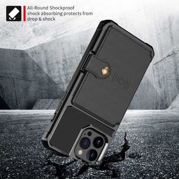 iPhone 15 Pro Stöttåligt Premium Skal 4-FACK Solid V3