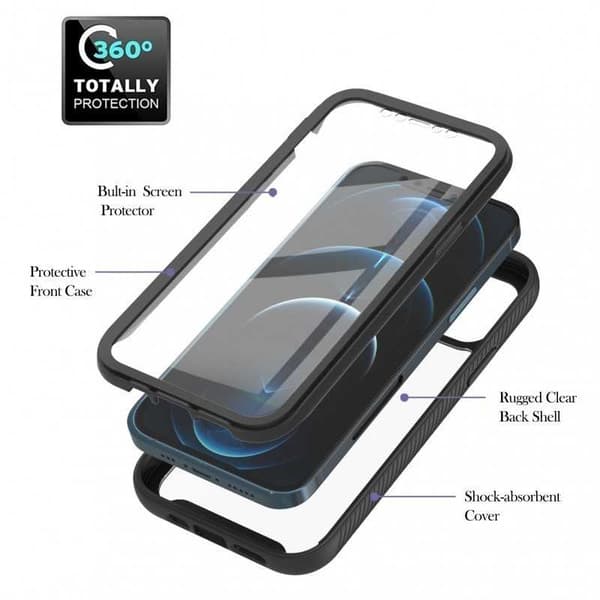 iPhone 15 Pro Heltäckande Skal Tech-Protect Defense 360