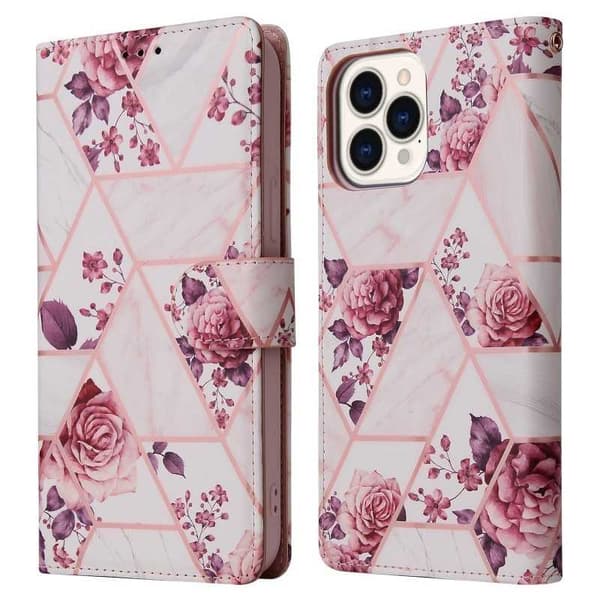 iPhone 15 Pro Trendigt Plånboksfodral Sparkle 4-FACK