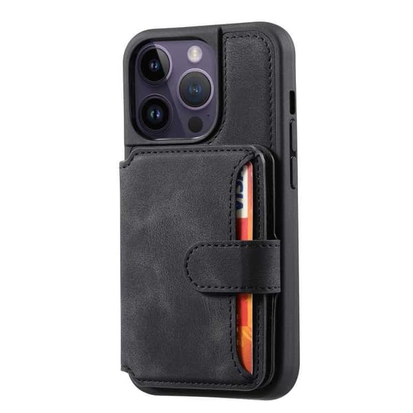 iPhone 15 Pro Stöttåligt Premium Skal RFID 7-FACK Solid V6 Nordcell™