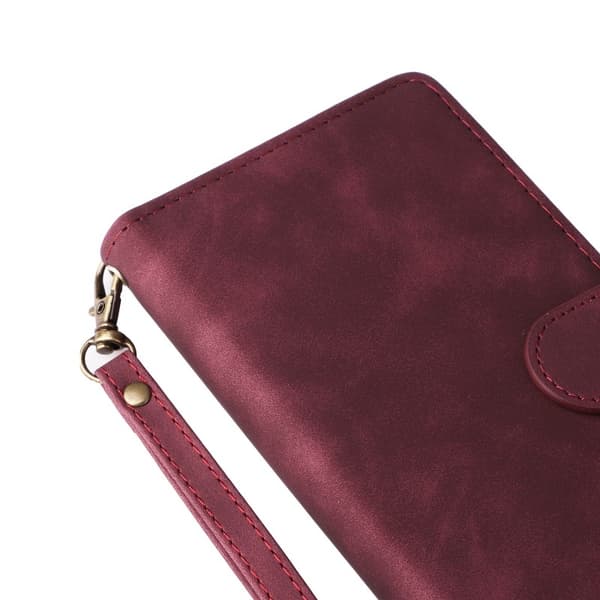 iPhone 15 Pro multifunktionelt pung etui Lynlås 8-rum