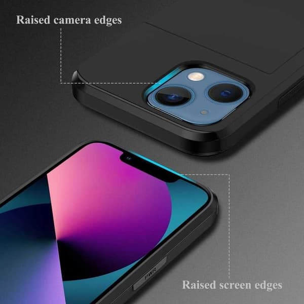 iPhone 15 Plus Stöttåligt Skal Kortfack StreetWise