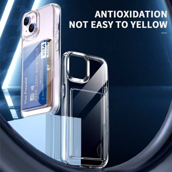 iPhone 15 stødsikkert cover med kortrum V3