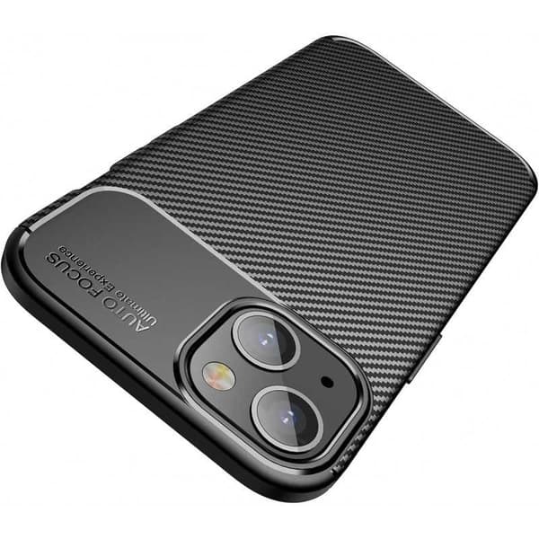 iPhone 15 Iskunkestävä ohut kansi FullCarbon V4