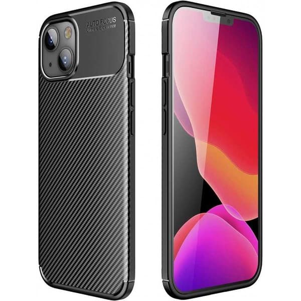 iPhone 15 Iskunkestävä ohut kansi FullCarbon V4