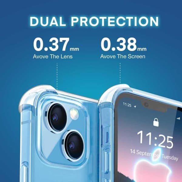 iPhone 15 iskuja vaimentava silikonikotelo Shockr