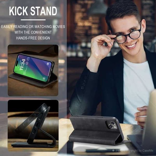 iPhone 15 Elegant Flipfodral CaseMe 3-FACK