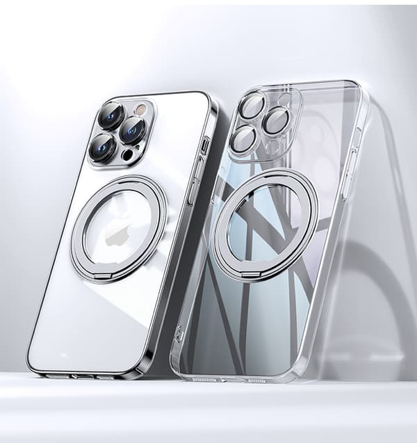 INF Magneettinen suojakuori, jossa näkymätön jalusta iPhonelle iPhone 15 Pro