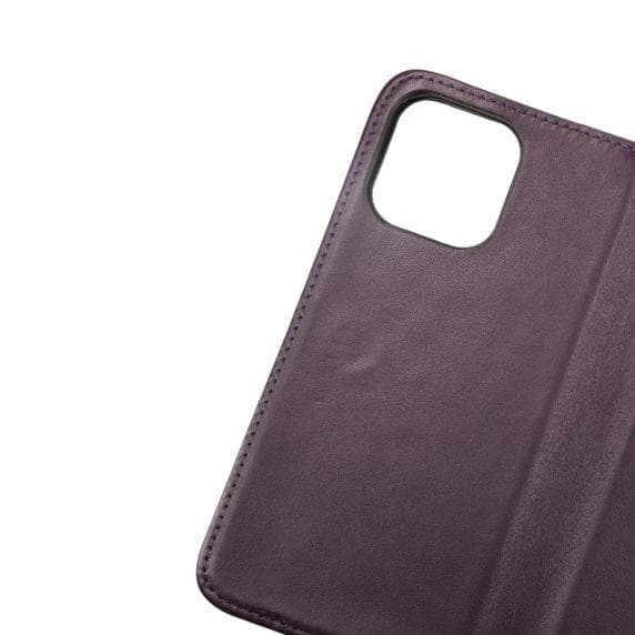 iPhone 15 Plånboksfodral Läder Rvelon - Lila