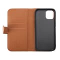 Miniatyrbild 5 av 7: iPhone 15 Plånboksfodral Magnet Rvelon - Brun