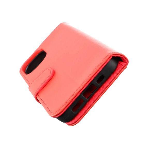 iPhone 15 Plånboksfodral Extra Kortfack Rvelon - Röd