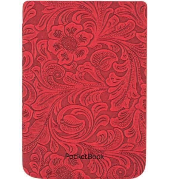BÄRBAR OCH TABBPLATSER, Tillbehör för surfplattor och e-böcker, pekdatorfodral, PocketBook Pocketbook Pu Red Flowers