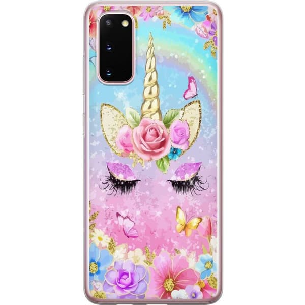 Samsung Galaxy S20 Gennemsigtig cover Enkelt Horn