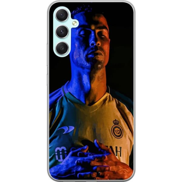 Samsung Galaxy A34 Läpinäkyvä kuori Cristiano Ronaldo
