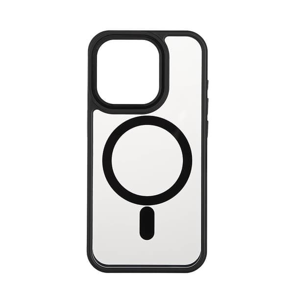 Phone Case Bumper MagSeries Black & Clear - iPhone 15 Pro
