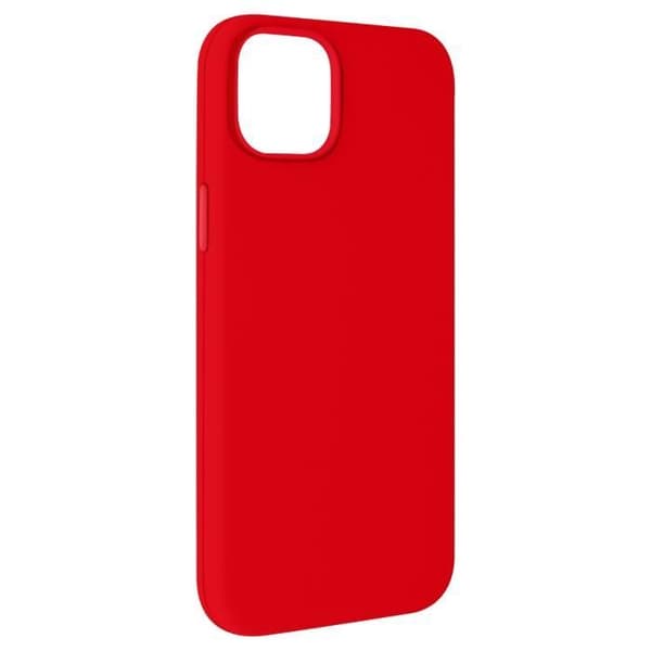 Skal till iPhone 15 Plus - AVIZAR - Fast Cover - Halvstyvt - Soft-touch - Röd