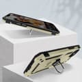 Miniatyrbild 3 av 4: Fodral för iPhone 15 Hybrid Magnetic Ring ArmoRing Gold Series - AVIZAR - Gul - Stel - Syntet - Blandad