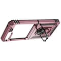 Miniatyrbild 2 av 4: Fodral - AVIZAR - Samsung Galaxy Z Flip 5 - Bi-material - Magnetisk ring - Rose Gold
