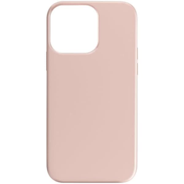 AVIZAR Skyddsfodral för iPhone 15 Pro Max - Halvstyv Soft-touch - Puderrosa - Tunt och lätt
