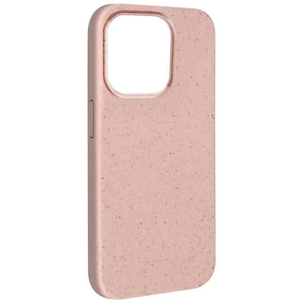 Fodral till iPhone 15 Pro - AVIZAR - Klassiskt fodral Organic - Anti-chock silikon - Rosa