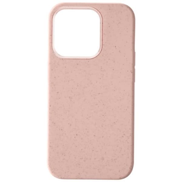 Fodral till iPhone 15 Pro - AVIZAR - Klassiskt fodral Organic - Anti-chock silikon - Rosa