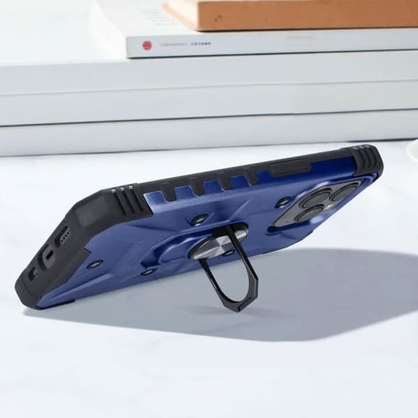 Coque - AVIZAR - iPhone 15 Pro - Stötdämpande bumper - Bi-material - Videostöd
