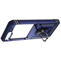 Miniatyrbild 2 av 4: Fodral till Samsung Z Flip 5 - AVIZAR - ArmoRing Series - Hybrid - Magnetisk ring - Midnattsblå